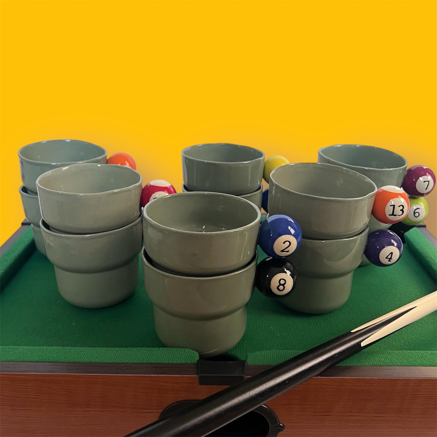 Pool ball cup