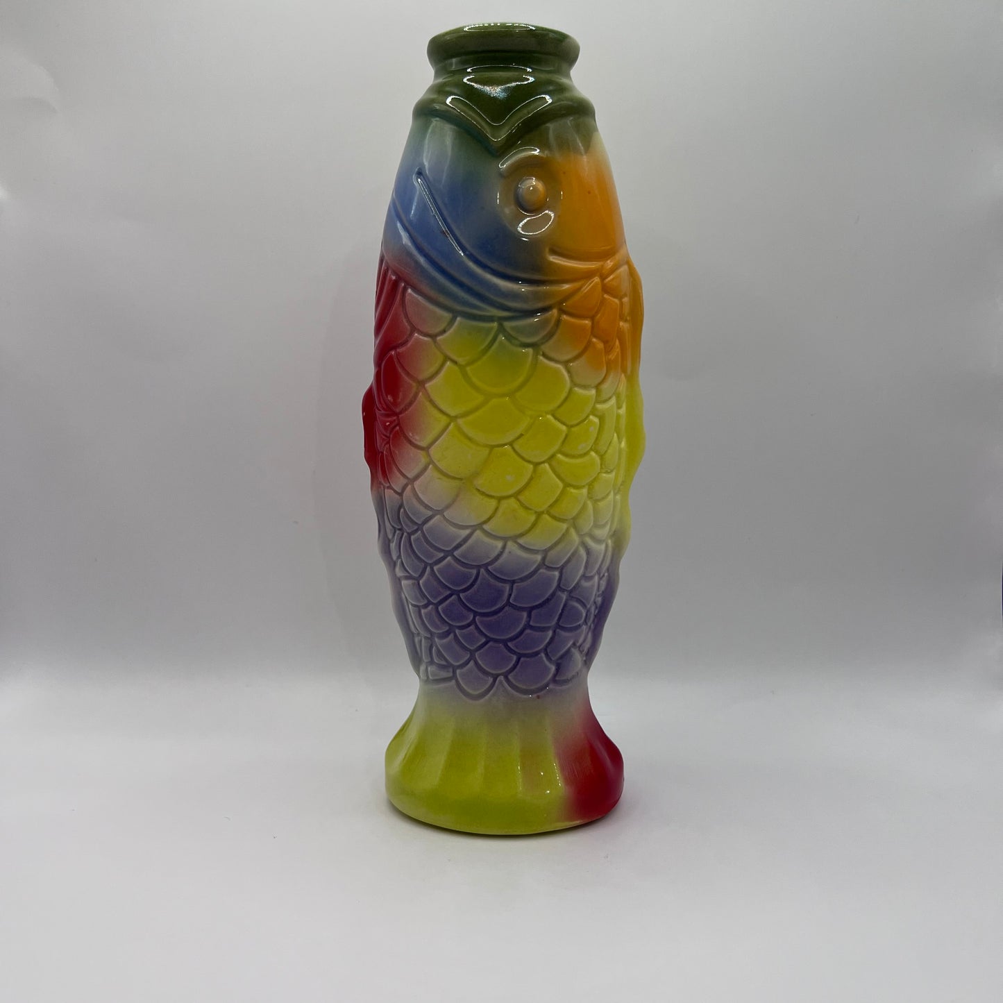 Rainbow Fish Vase