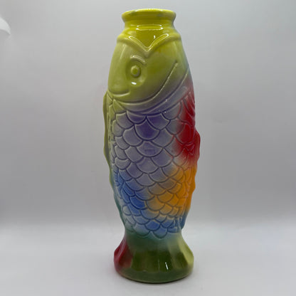 Rainbow Fish Vase