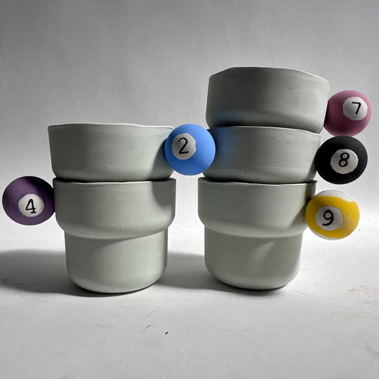 Billiard ball cup