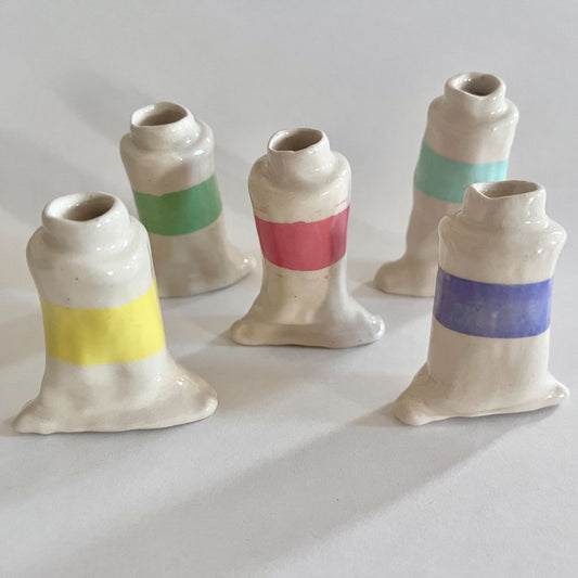 Paint Tube Bud Vase